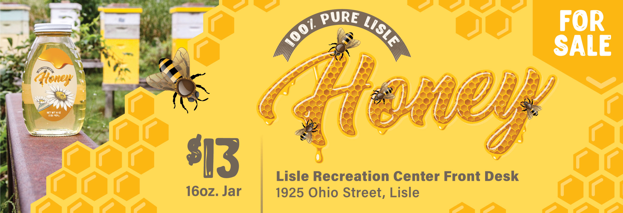 Pure Lisle Honey For Sale