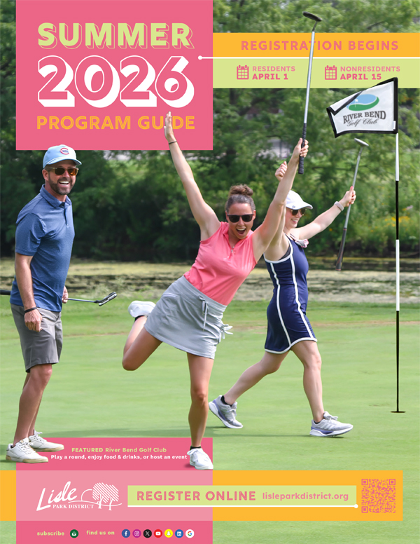 Lisle Park District 2026 Summer Program Guide Cover