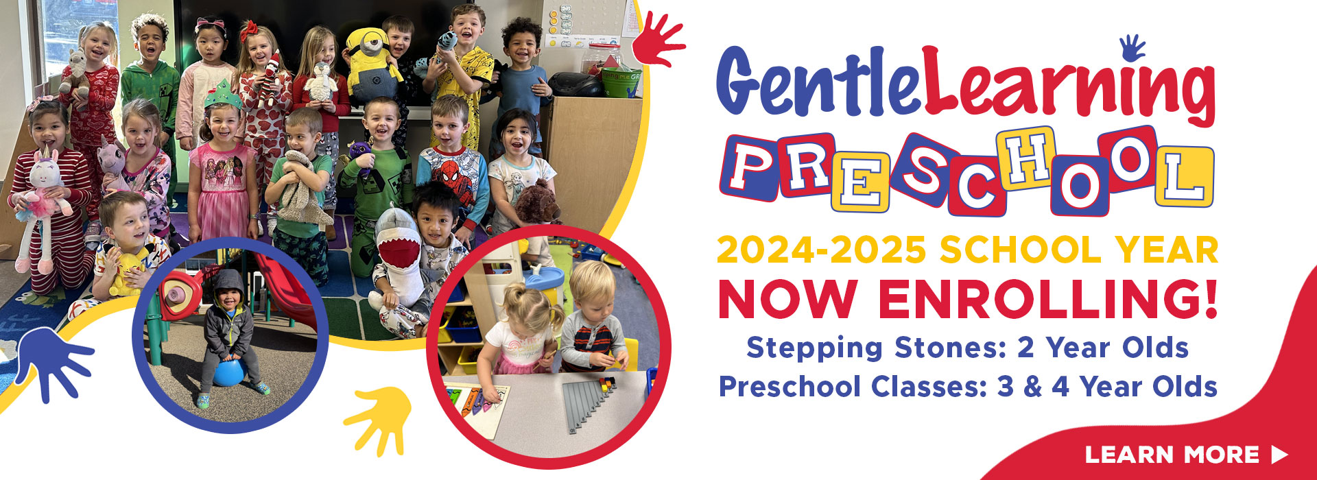 Gentle Learning Preschool 2024-2025 School Year Open Enrollment