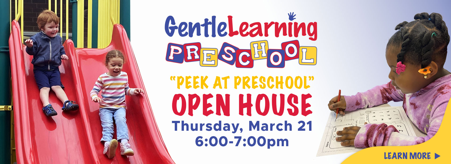 Gentle Learning Preschool Peek at Preschool Open House